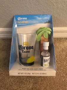 corona pint glass gift set